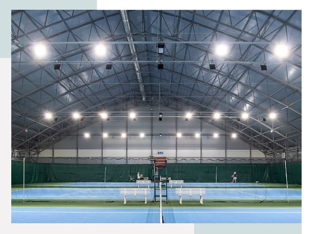 Строительство теннисных кортов в Миасс от 610 руб.