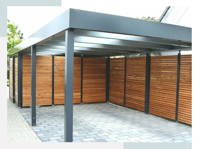 Навесы для парковки в Миассе