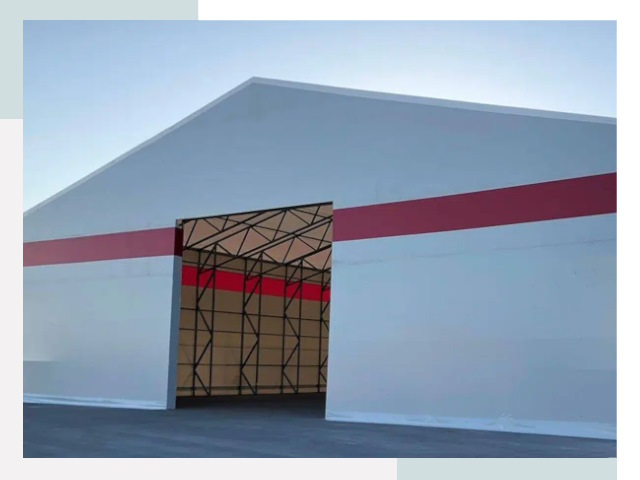 Быстровозводимые ангары в Миассе