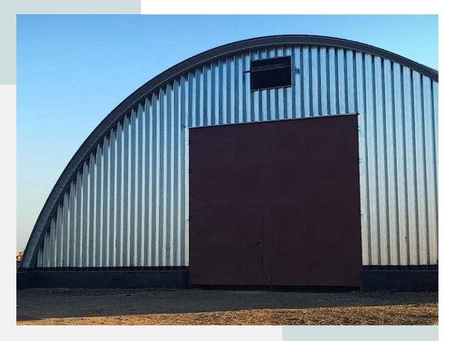 Бескаркасные ангары в Миассе