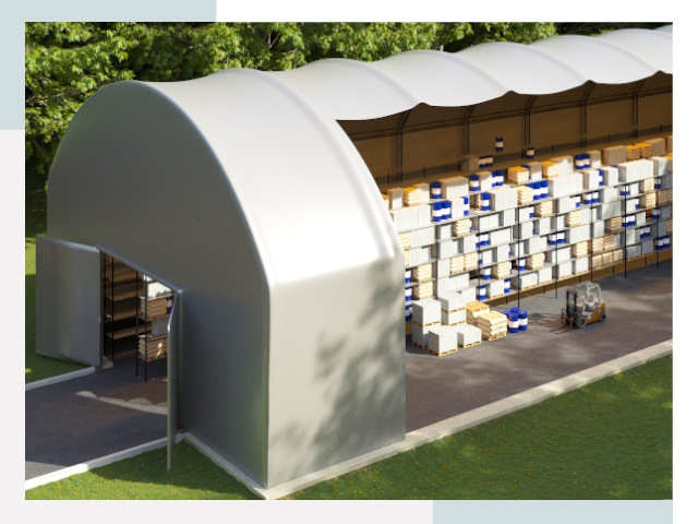 Тентовые ангары в Миассе