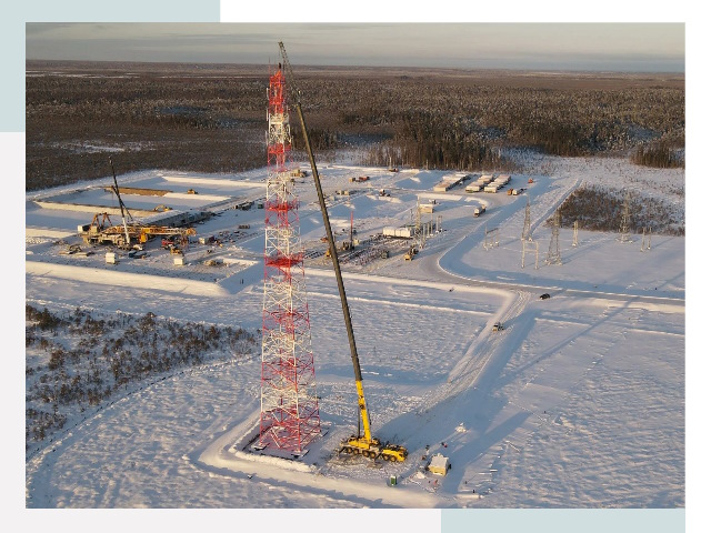 Мачты связи в Миассе