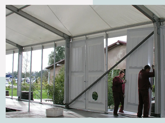 Быстро сборные шатры в Миасс от 610 руб. за м²