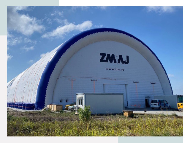 Брендирование ангаров в Миассе