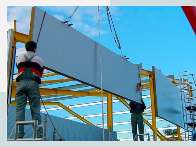 Монтаж сэндвич-панелей в Миассе от 610 руб.