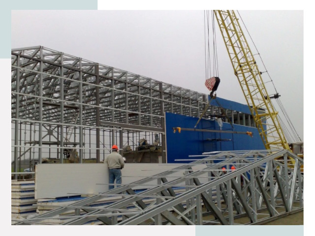 Монтаж ангаров в Миассе